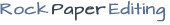 Rock Paper Editing logo